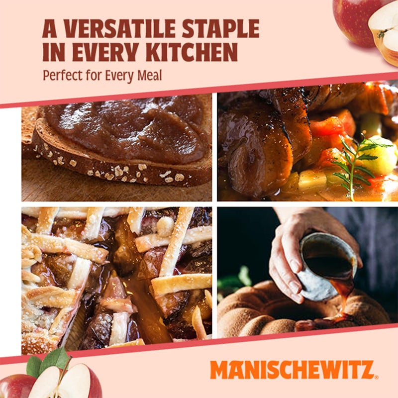 Manischewitz Apple Butter, 17oz | Smooth & Sweet Spread, Great for Sauces & Glazes, No Sugar Added - Image 4
